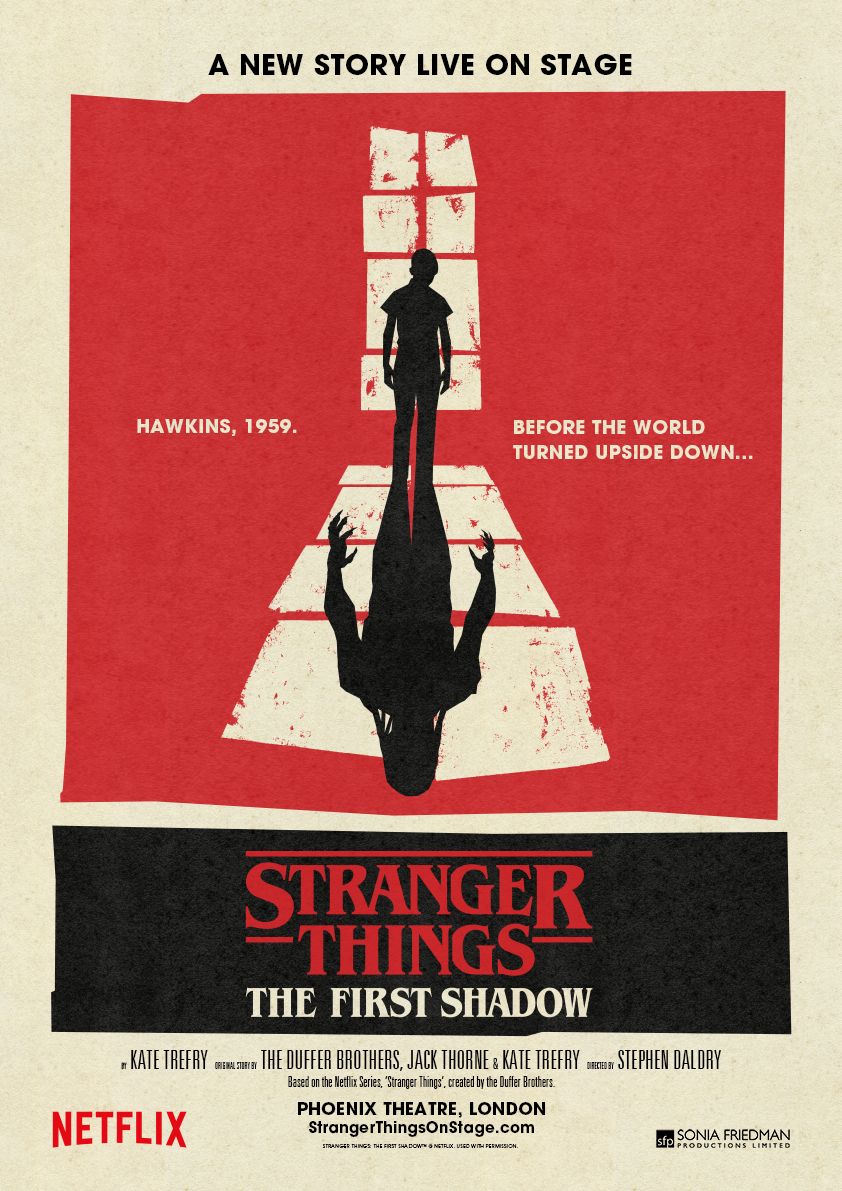 Stranger things, the first shadow poster that leads to official page